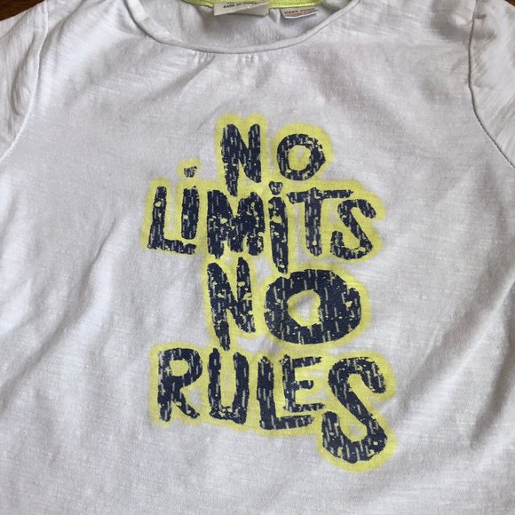 Zara Baby "No Limits No Rules" T-shirt - Picture 5 of 5